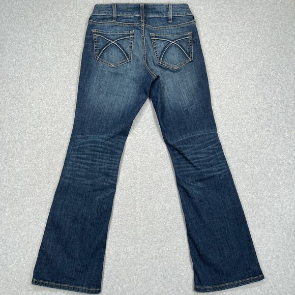 Ariat REAL Jeans Womens 28S (29 x 30) Rosa Perfect Rise Boot Cut Lita Denim - Picture 2 of 14